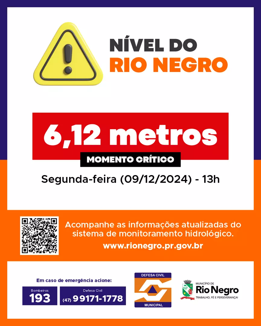 Reunião é realizada na Prefeitura de Rio Negro para o enfrentamento da cheia do rio